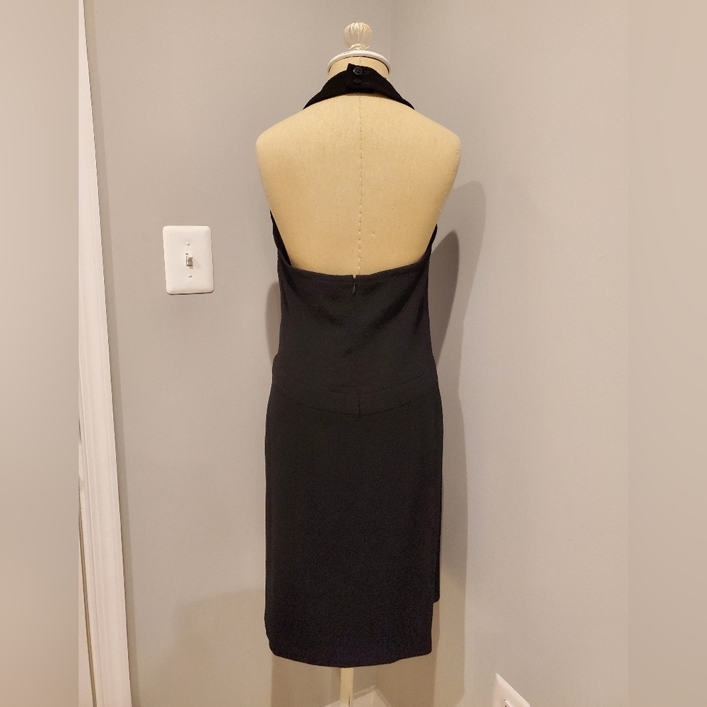 Chanel Backless Black Halter Dress. Size Euro 40 or US 6-8